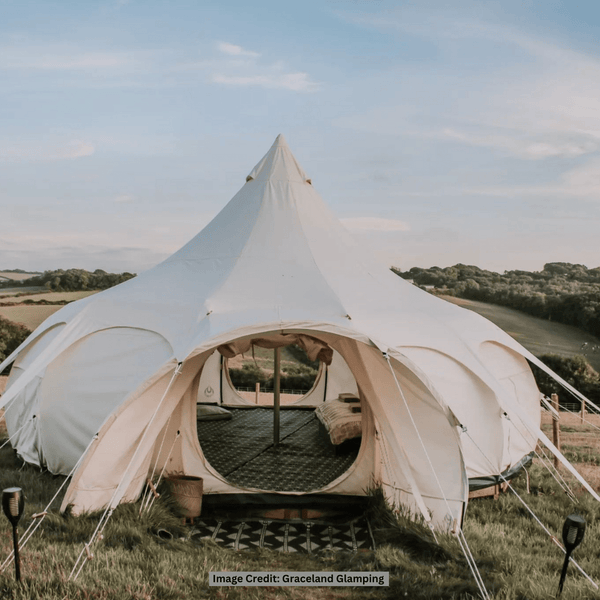 Tent Porch - Lotus Belle UK. Luxury Canvas Tents